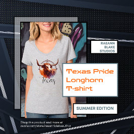 Texas Pride Longhorn T - Shirt