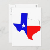 Texas Pride Postkarte (Vorne/Hinten)