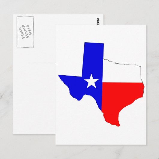Texas Pride Postkarte (Vorne/Hinten)