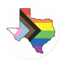 Texas Pride Progress Flag