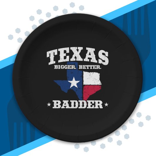 Texas Pride - Stolz Texan - Staatsflagge Texas Pappteller