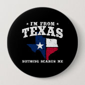 Texas Pride - Texas Meme - Staatenflagge Texas Button (Vorderseite)