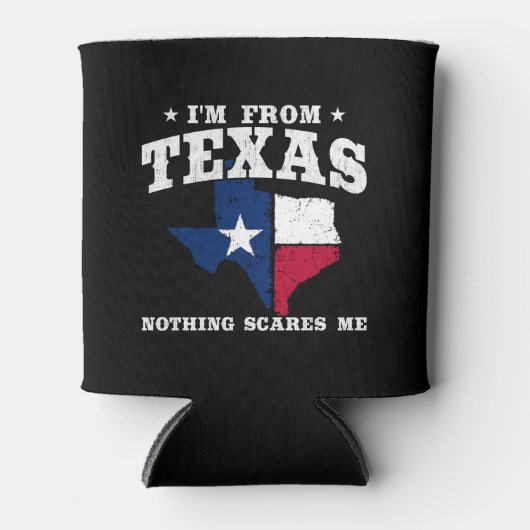 Texas Pride - Texas Meme - Staatenflagge Texas Dosenkühler (Vorderseite)