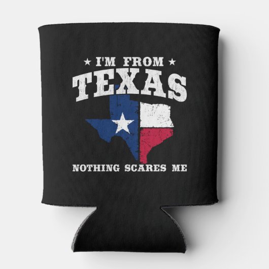 Texas Pride - Texas Meme - Staatenflagge Texas Dosenkühler (Rückseite)