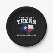 Texas Pride - Texas Meme - Staatenflagge Texas Pappteller (Vorderseite)