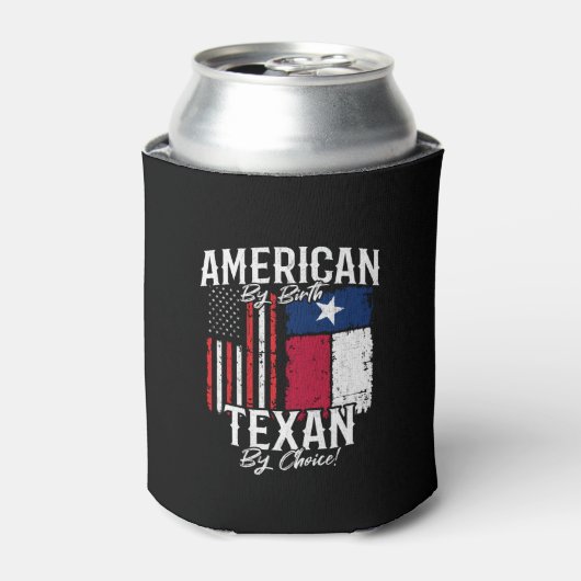 Texas Pride - Texas State Flag - American Flag Dosenkühler (Kanne Vorderseite)