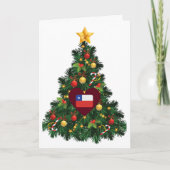 Texas Pride Weihnachtskarte Feiertagskarte (Vorderseite)