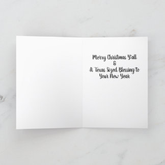 Texas Pride Weihnachtskarte Feiertagskarte