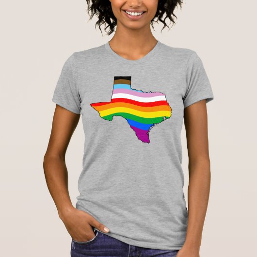 Texas Progress Pride T-Shirt (Vorderseite)