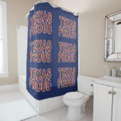 Texas Proud Bluebonnet Duschvorhang (Beispiel)