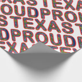 Texas Proud Bluebonnet Geschenkpapier (Ecke)