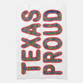 Texas Proud Bluebonnet Geschirrtuch (Vertikal)
