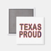 Texas Proud Bluebonnet Magnet (Vorderseite/Rückseite)