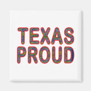 Texas Proud Bluebonnet Magnet