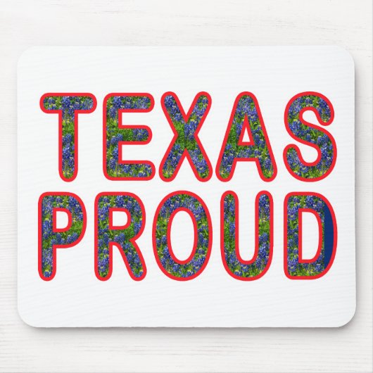 Texas Proud Bluebonnet Mousepad (Vorne)
