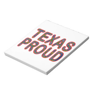 Texas Proud Bluebonnet Notizblock