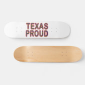 Texas Proud Bluebonnet Skateboard (Horizontal)