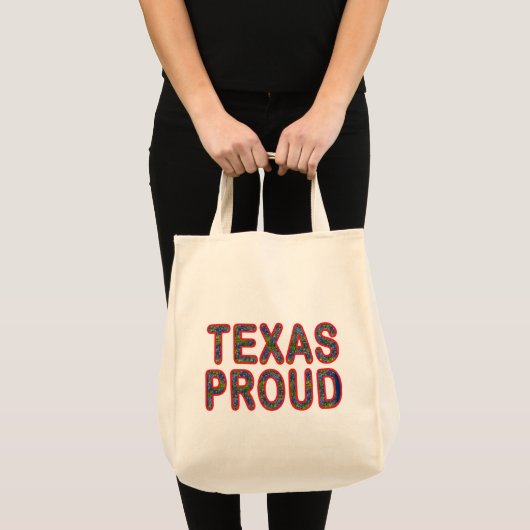 Texas Proud Bluebonnet Tragetasche (Vorderseite (Produkt))