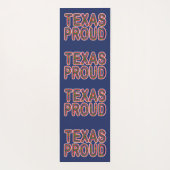 Texas Proud Bluebonnet Yogamatte (Rückseite)
