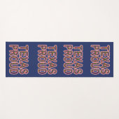 Texas Proud Bluebonnet Yogamatte (Vorderseite (Horizontal))