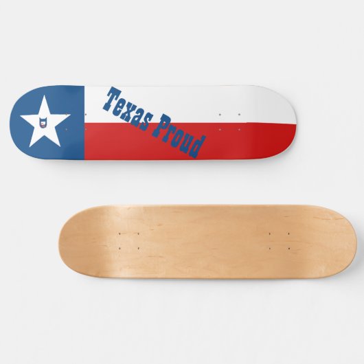 Texas Proud D Brand Skateboard (Horizontal)