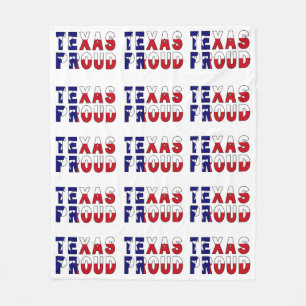 Texas Proud Flag Fleecedecke