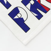 Texas Proud Flag Fleecedecke (Ecke)