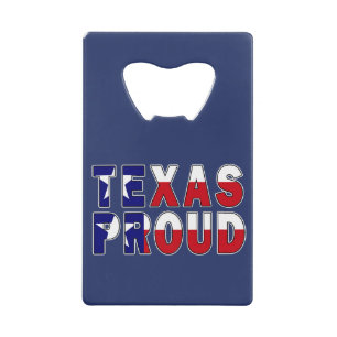 Texas Proud Flag Geldbeutel Flaschenöffner