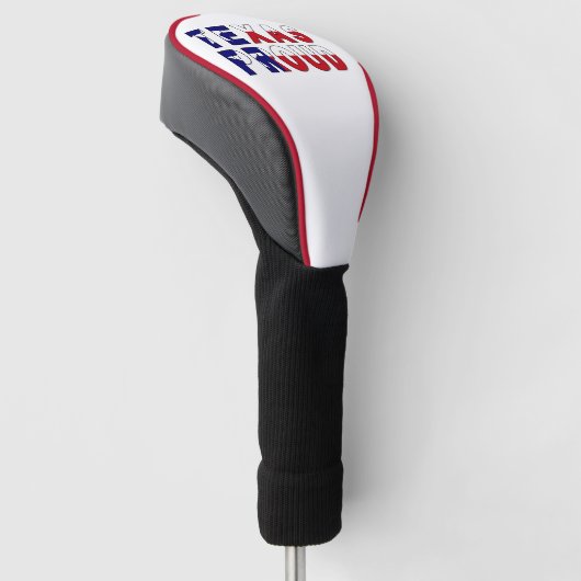 Texas Proud Flag Golf Headcover (angewinkelt)