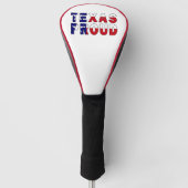 Texas Proud Flag Golf Headcover (Vorderseite)