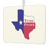 Texas Proud Flag Karte Autolufterfrischer (Links)