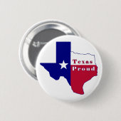 Texas Proud Flag Karte Button (Vorne & Hinten)