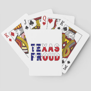 Texas Proud Flag Spielkarten