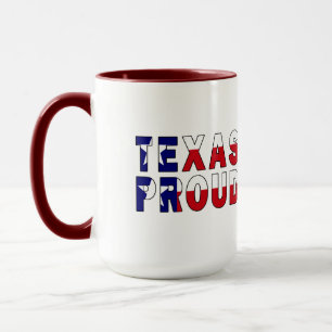 Texas Proud Flag Tasse