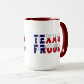 Texas Proud Flag Tasse (VorderseiteRechts)