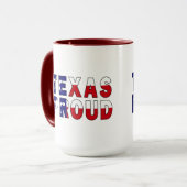 Texas Proud Flag Tasse (Vorderseite Links)
