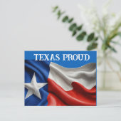 TEXAS PROUD POSTKARTE (Stehend Vorderseite)