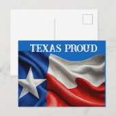 TEXAS PROUD POSTKARTE (Vorne/Hinten)