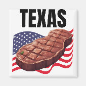 Texas-Quadrat-Magnet Magnet (Vorne)