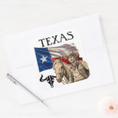 TEXAS QUADRATISCHER AUFKLEBER (Umschlag)