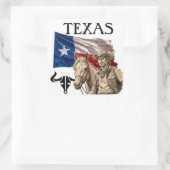 TEXAS QUADRATISCHER AUFKLEBER (Tasche)
