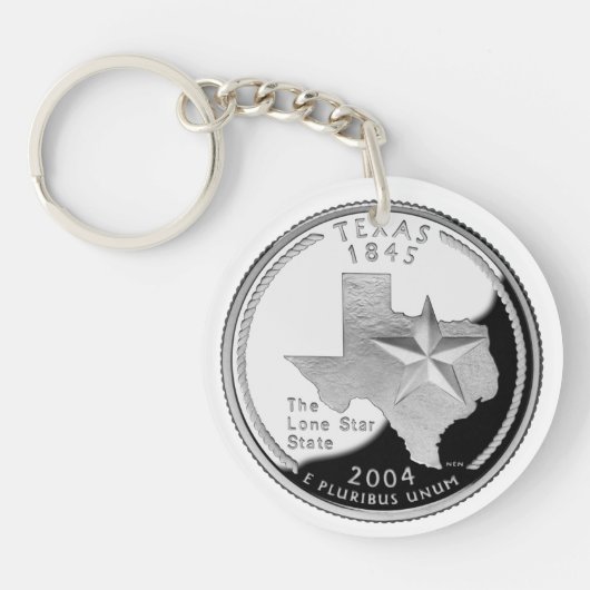 Texas Quarter Schlüsselanhänger (Vorderseite)