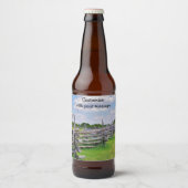 Texas Rails Weinetikett Bierflaschenetikett (Vorderseite)