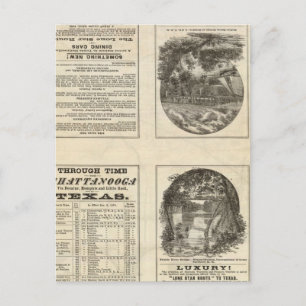 Texas Railway 2 Postkarte