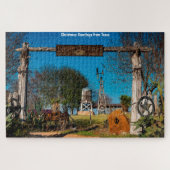Texas Ranch Szene. Jigsaw Puzzle (Horizontal)