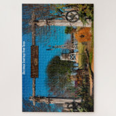 Texas Ranch Szene. Puzzle (Vertikal)