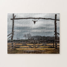 Texas Ranch Szene.
