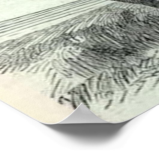 Texas Ranger Print Poster (Ecke)