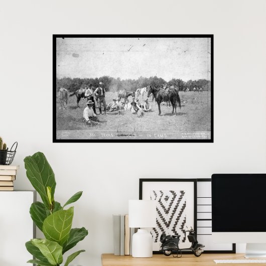 Texas Rangers im Lager Poster (Heimbüro)