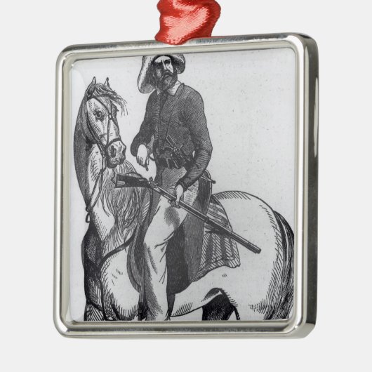 Texas Rangers Silbernes Ornament (Links)